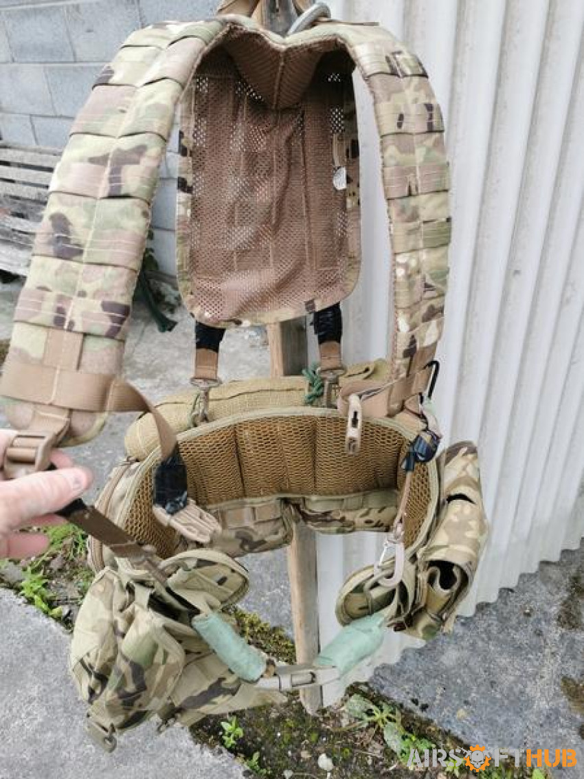 Battle belt, and tactical vest - Used airsoft equipment