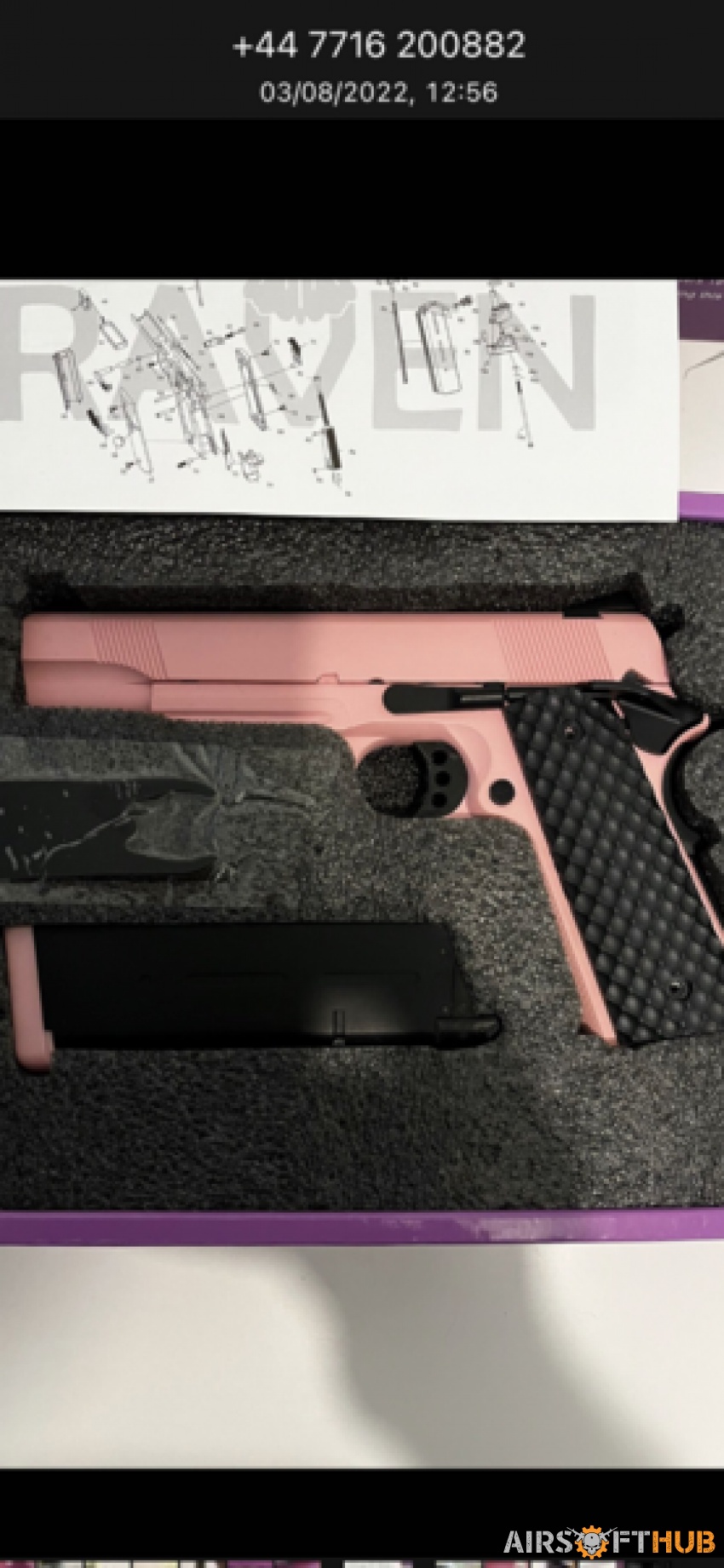 Femme Fatale & Raven Meu 1911 - Used airsoft equipment