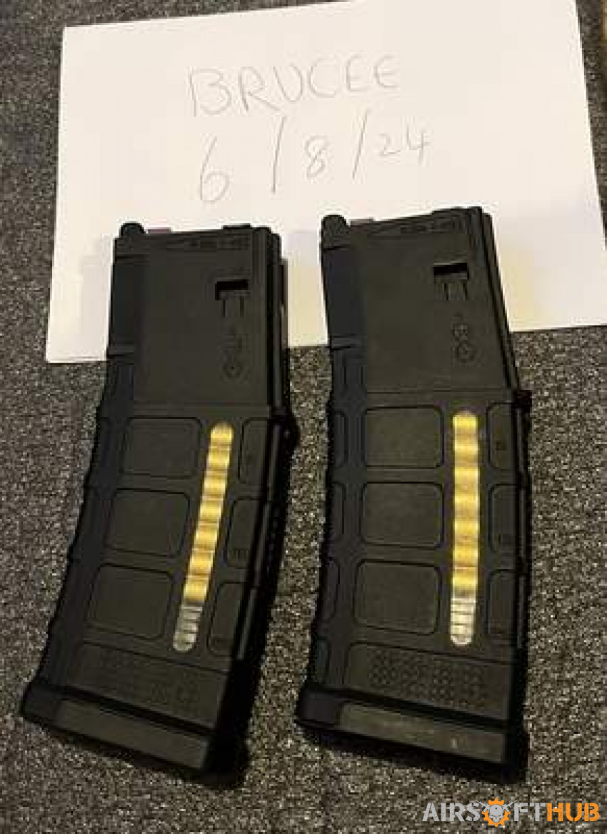 Noveske Mws magazines - Used airsoft equipment