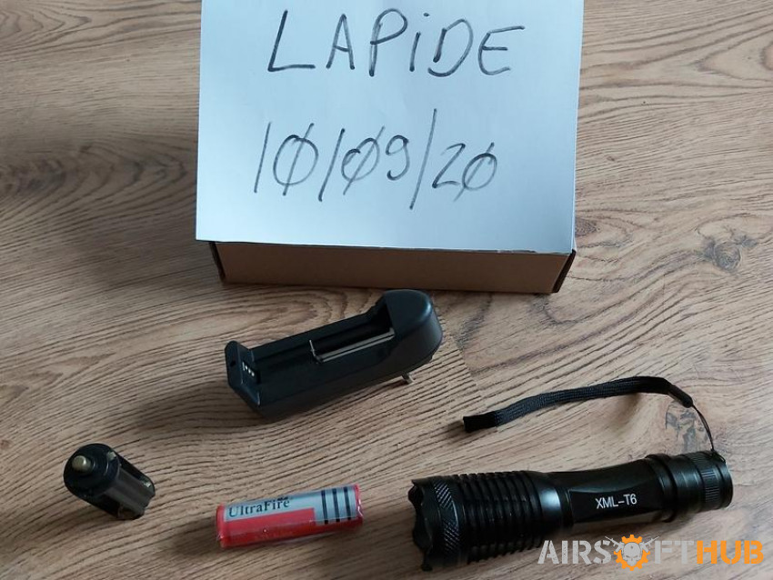 UltraFire Cree XML T6 Torch - Used airsoft equipment