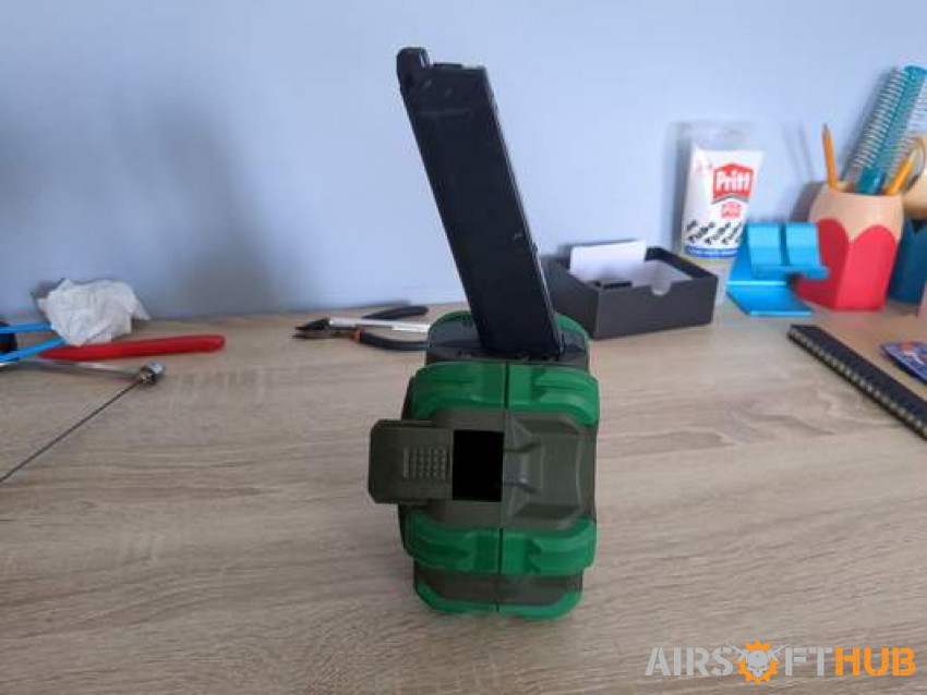 WE Glock/aap 01 drum mag - Used airsoft equipment