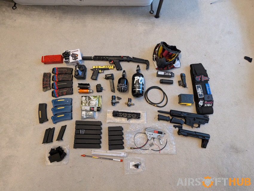 Retirement Sale - Used airsoft equipment