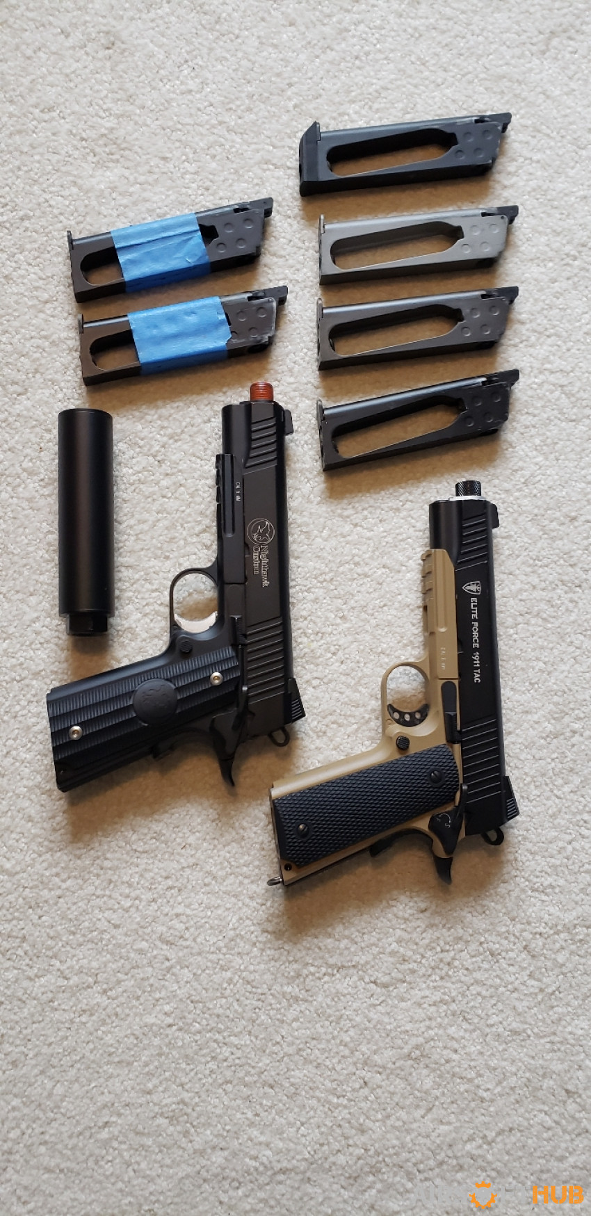 Colt 1911 joblot - Used airsoft equipment