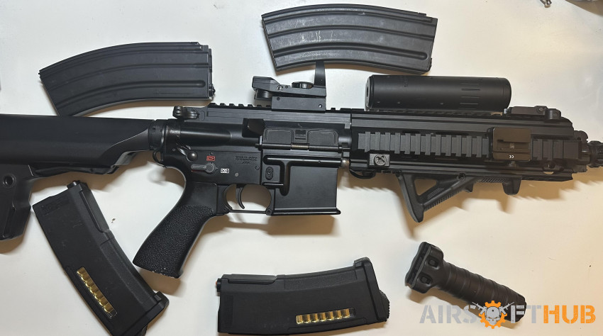 TM DEVGRU HK416D + 4 magazines - Used airsoft equipment