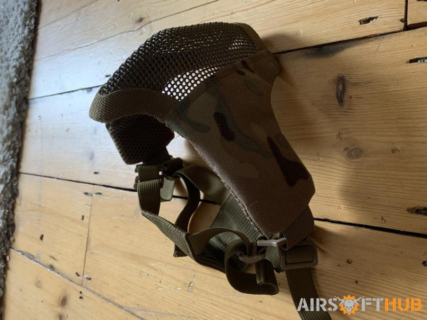 Multicam Helmet & Mask - Used airsoft equipment