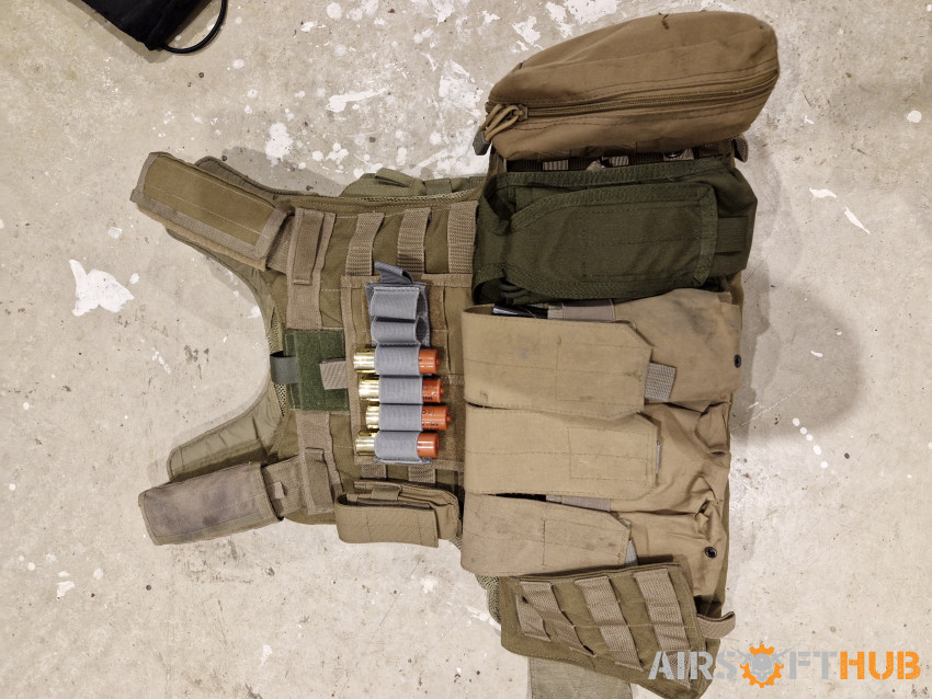 Body armour vest with filler - Used airsoft equipment