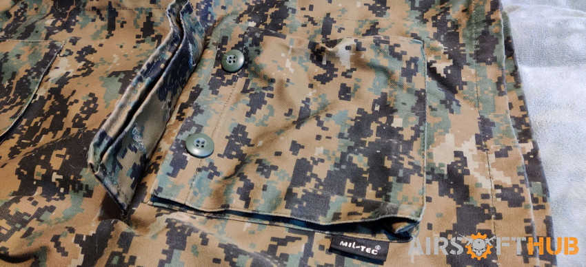 Mil-Tec Digital Woodland BDU - Used airsoft equipment