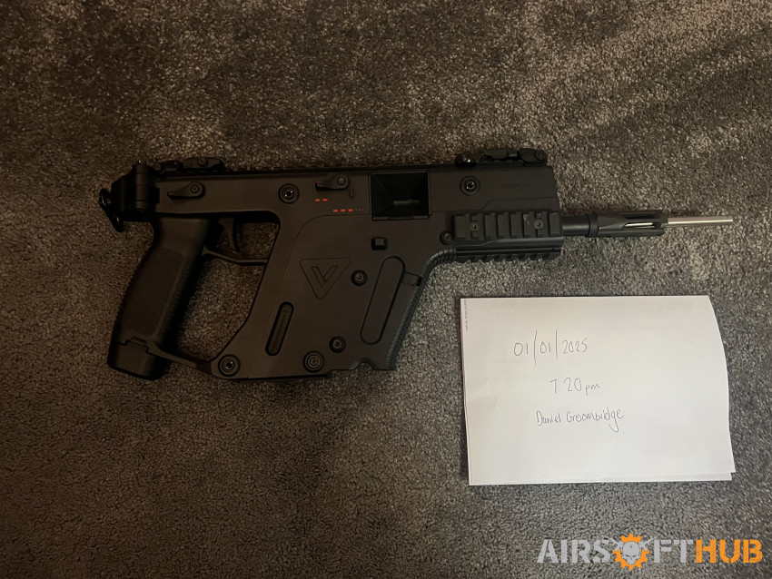 KRYTAC Kriss Vector AEG - Used airsoft equipment