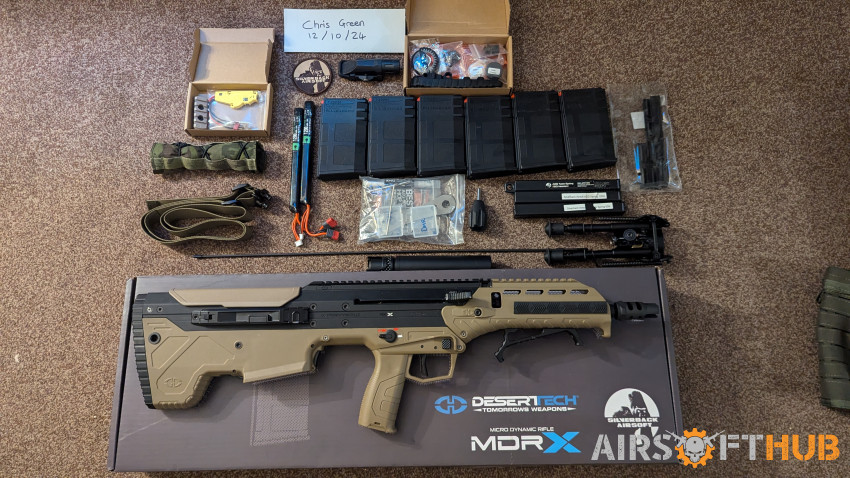 Silverback MDR-X & extras - Used airsoft equipment