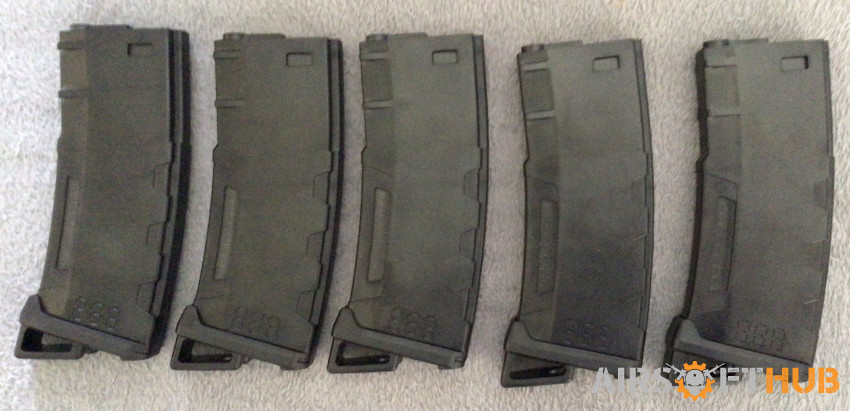 Lancer Fast mags x 5 - Used airsoft equipment