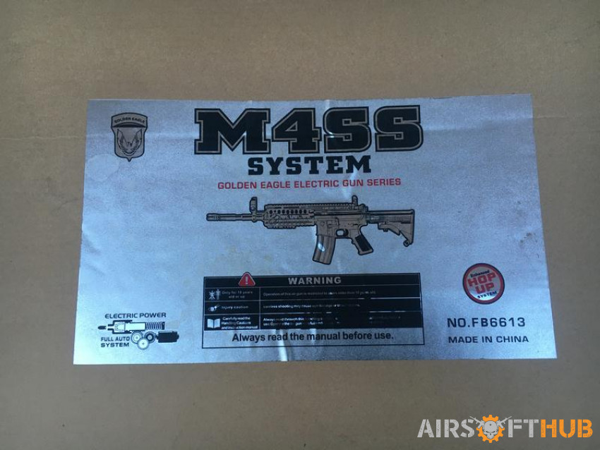 Golden Eagle/JG M4 S-System - Used airsoft equipment