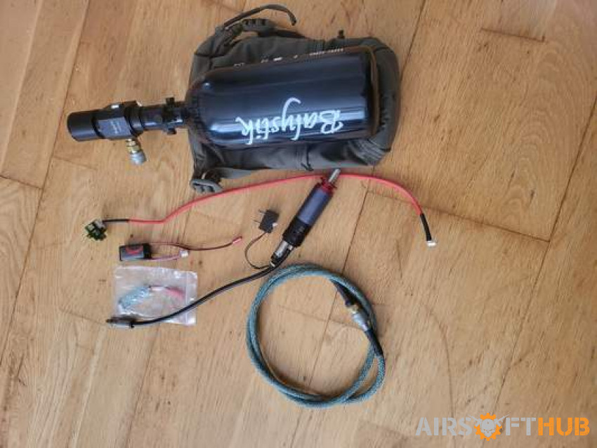 redline n7g2+balystik tank+reg - Used airsoft equipment