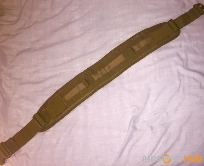 MOLLE Battle Belt Tan - Used airsoft equipment