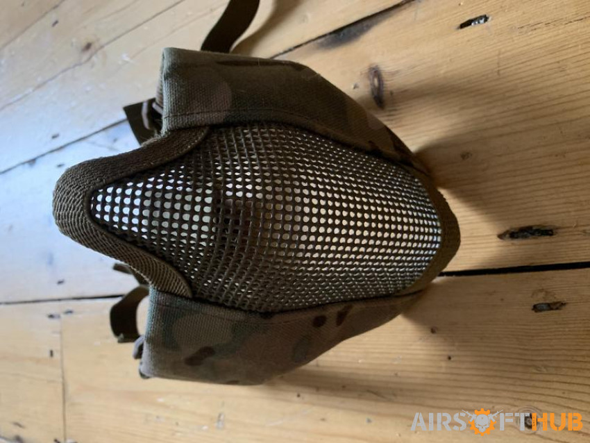 Multicam Helmet & Mask - Used airsoft equipment