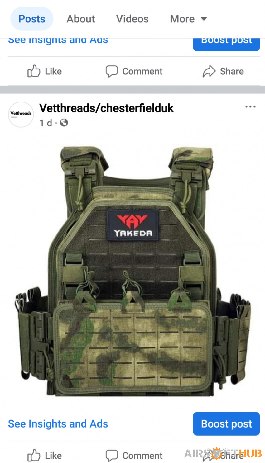 Airsoft equipment tactical ves - Used airsoft equipment