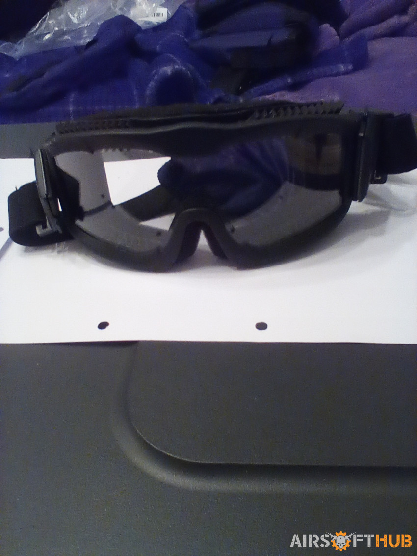 EnzoDate Black Goggles - Used airsoft equipment