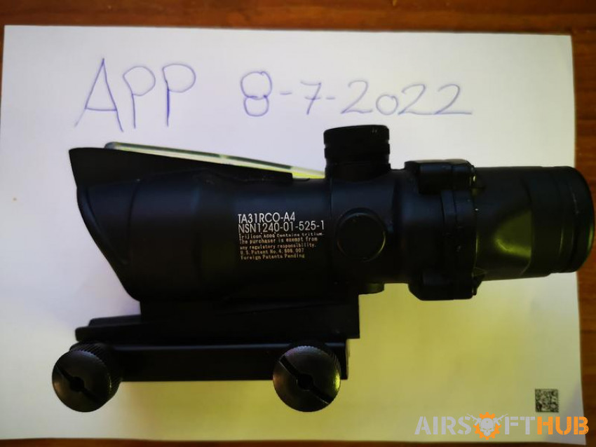 trijicon ACOG Clone - Used airsoft equipment