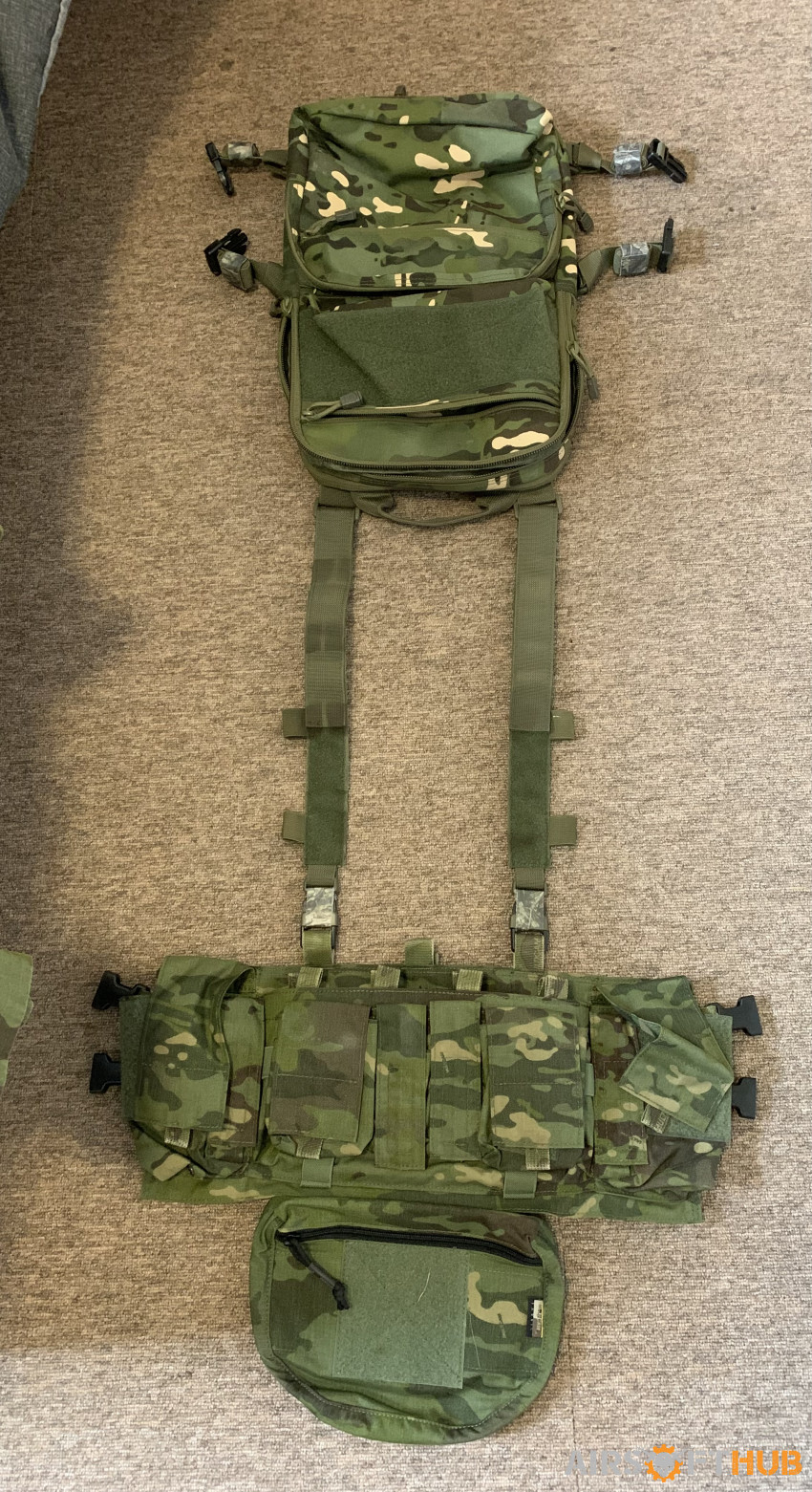 Multicam tropic chest rig - Used airsoft equipment