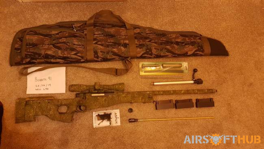 Well L96 ASPUK upgraded sniper - Used airsoft equipment