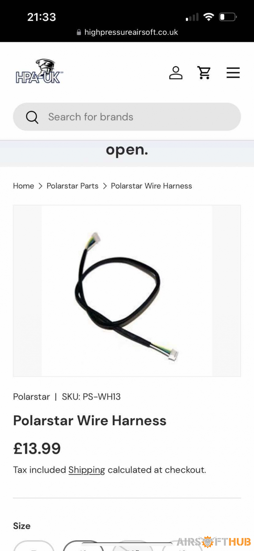 Fcu polarstar wire harness - Used airsoft equipment