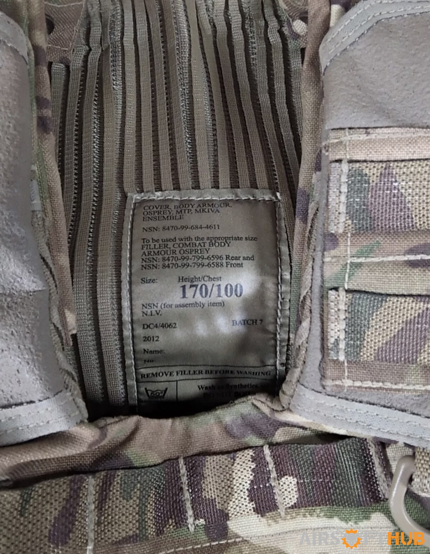 British Army Osprey Vest MKIVA - Used airsoft equipment