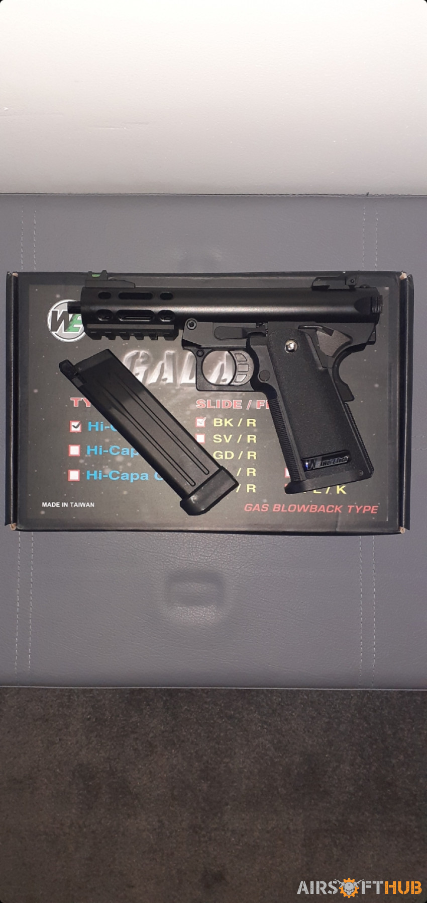 WE Galaxy Hi-Capa GBB Pistol - Used airsoft equipment