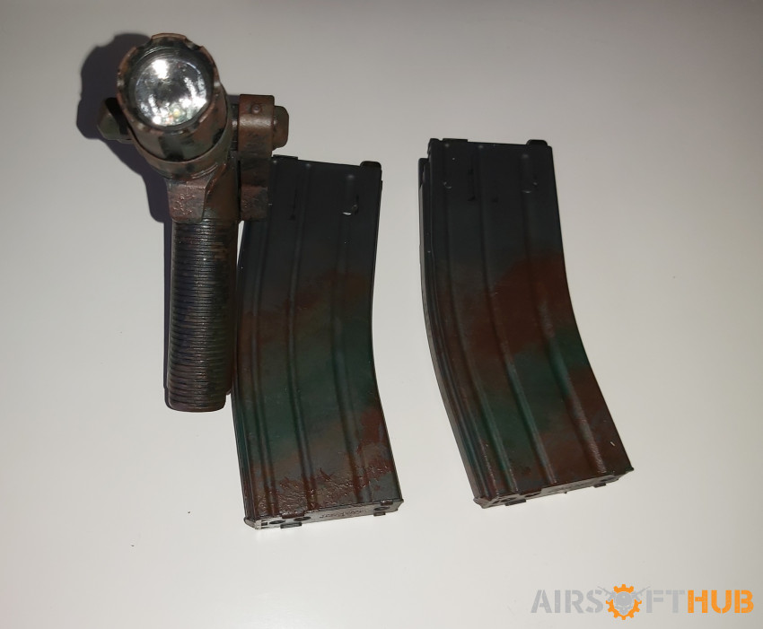 Tm mws gas mags and grip tor - Used airsoft equipment