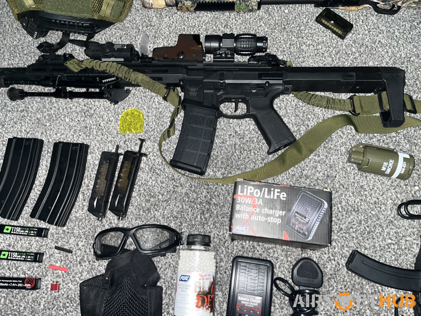 Dmr ,vz61 scoprian ,kit - Used airsoft equipment