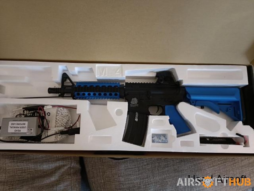 Bulldog M4PI two-tone blue - Used airsoft equipment