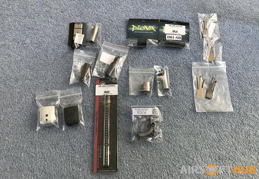 Various 1911 & Hi Capa Parts - Used airsoft equipment