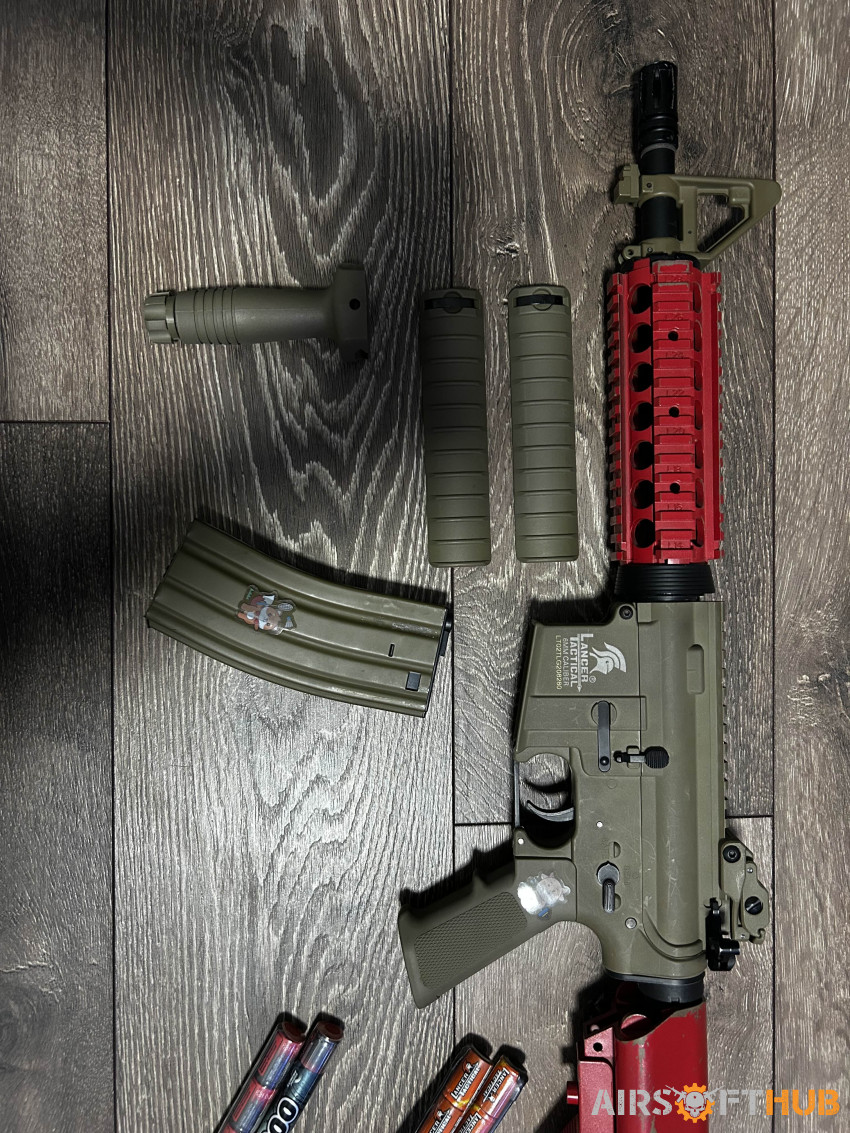 M4A1 RAS AEG, Tan - Used airsoft equipment