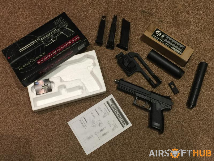 Upgraded STTi MK23 with Extras - Used airsoft equipment