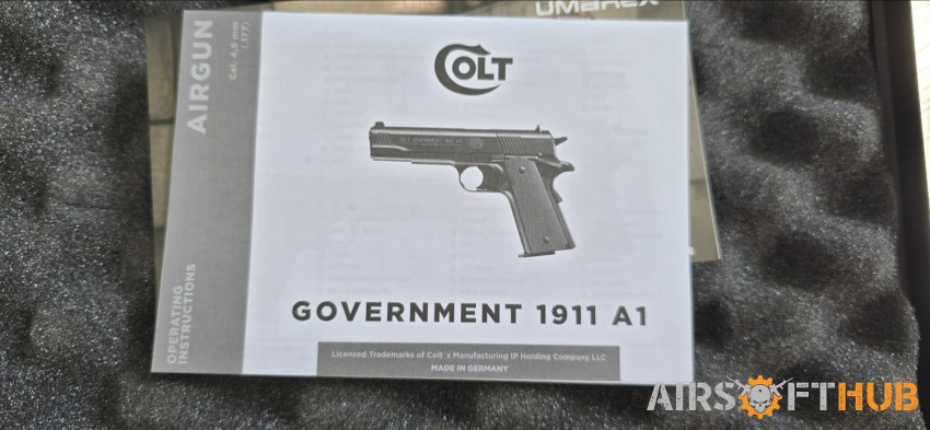 Unarex Colt Government 1911 A1 - Used airsoft equipment