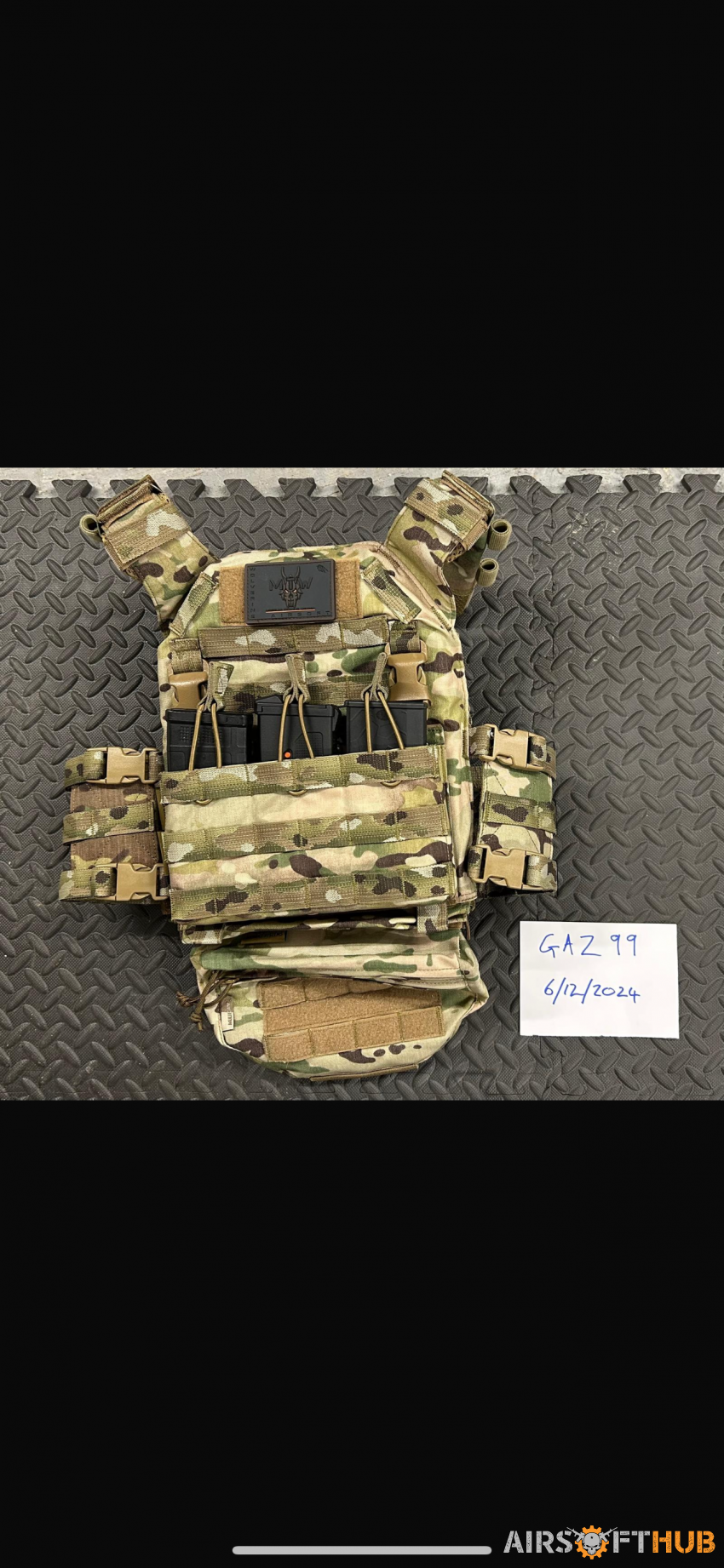 Warrior assault plate carrier - Used airsoft equipment