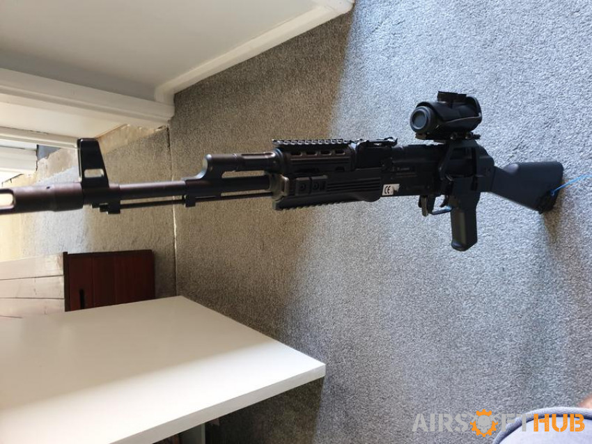 AK74 With side mount and scoup - Used airsoft equipment