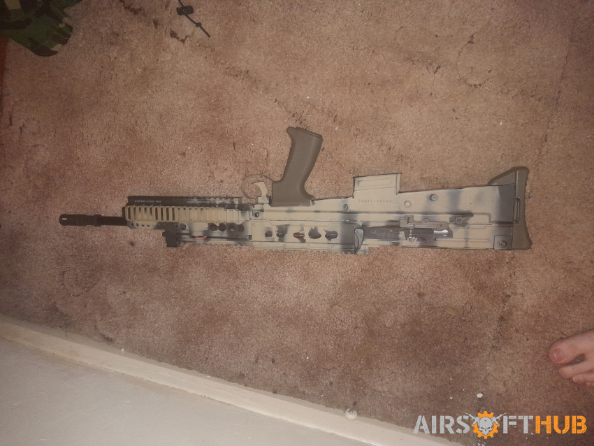 Sand painted L85A2 AEG - Used airsoft equipment