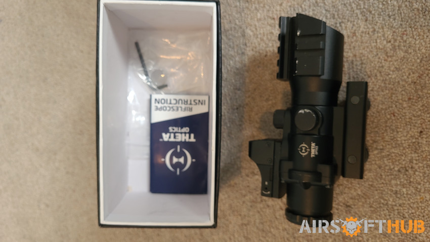 Theta Optics Rhino 4x32 Scope - Used airsoft equipment