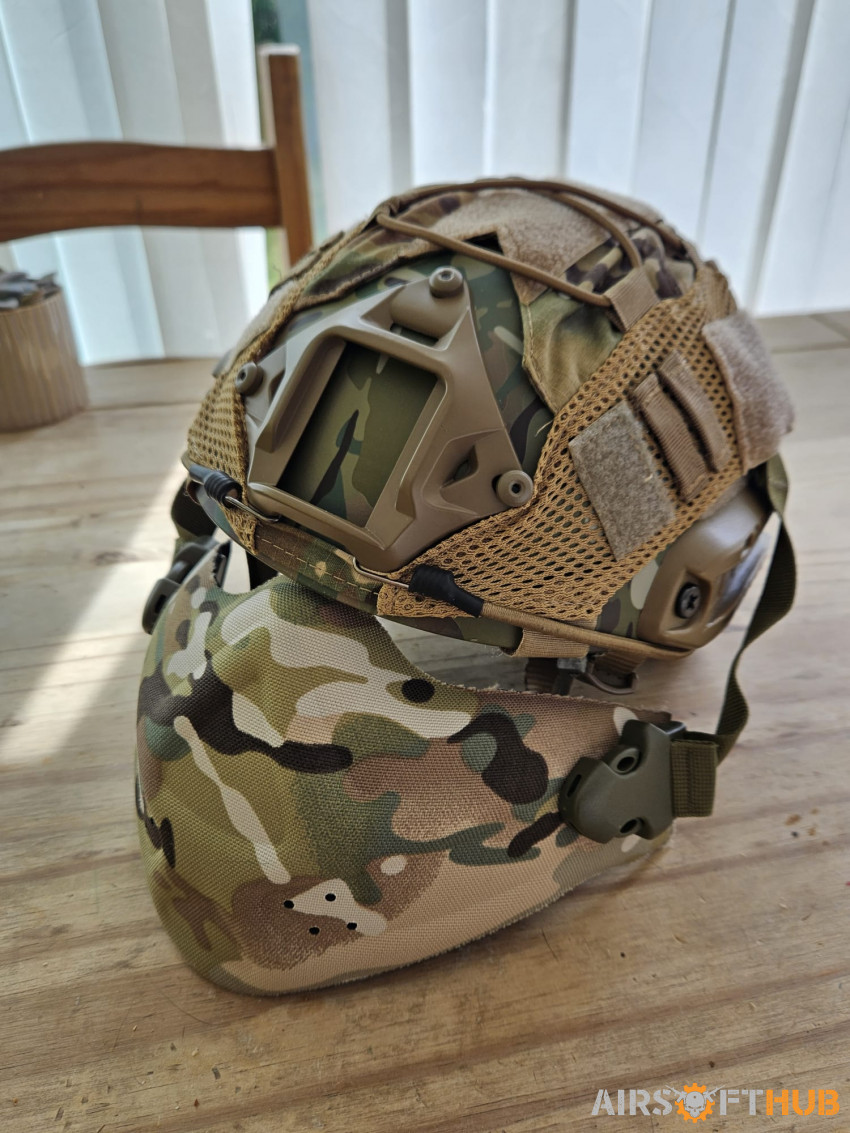 NUPROL FAST Railed Helmet - Used airsoft equipment