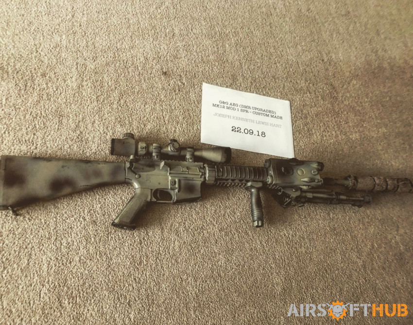 G&G AEG MK12 MOD 1 (SPR) - Used airsoft equipment