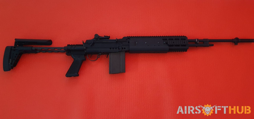 G&G M14 EBR Long AEG-Upgraded - Used airsoft equipment