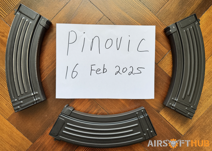 Metal AK mags - Used airsoft equipment