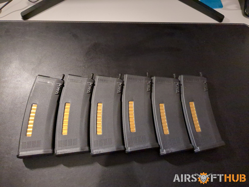 6 KWA Midcaps - Used airsoft equipment