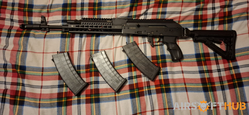 Full metal G&G RK74-T + 3 Mags - Used airsoft equipment