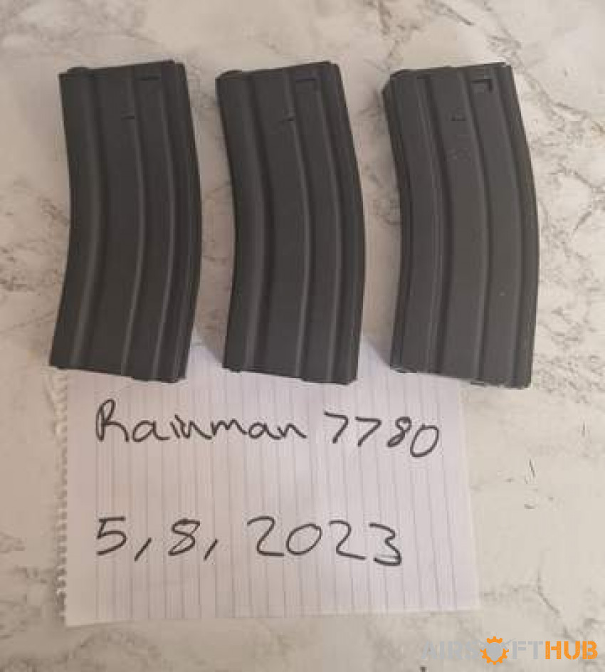 3x e&c mid-cap mags - Used airsoft equipment