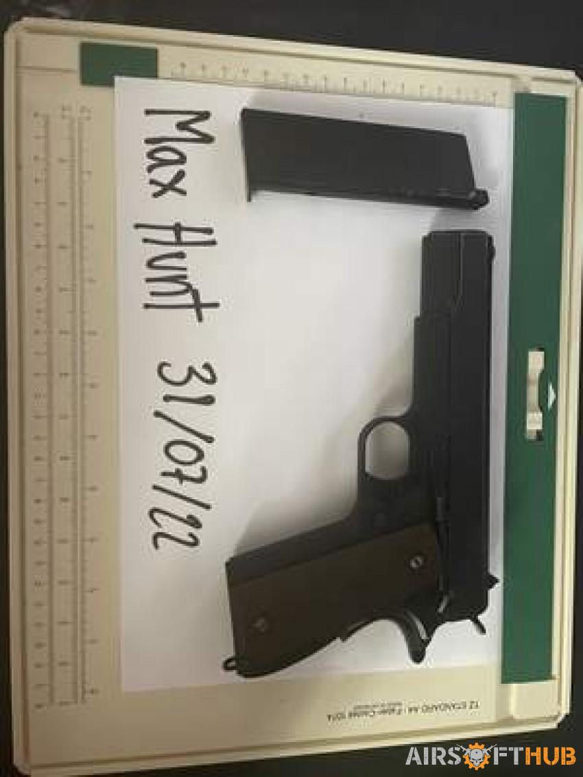 WE M1911 - Used airsoft equipment