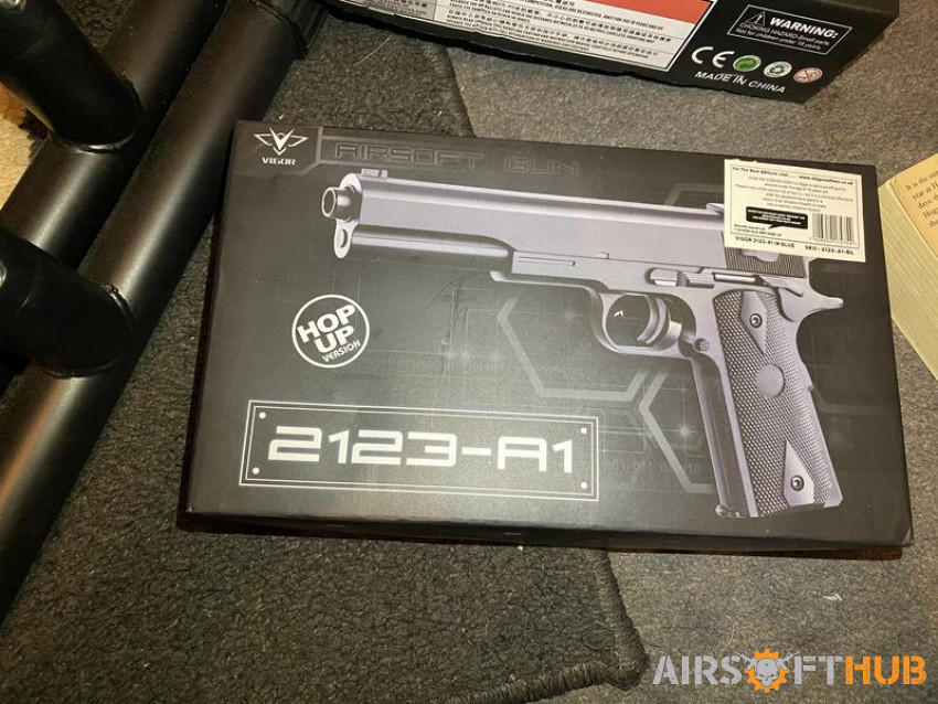 VIGOR 2123-A1 M1911 PISTOL - Used airsoft equipment