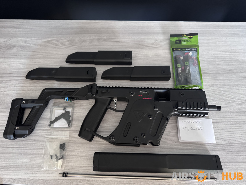 Krytac kriss vector - Used airsoft equipment