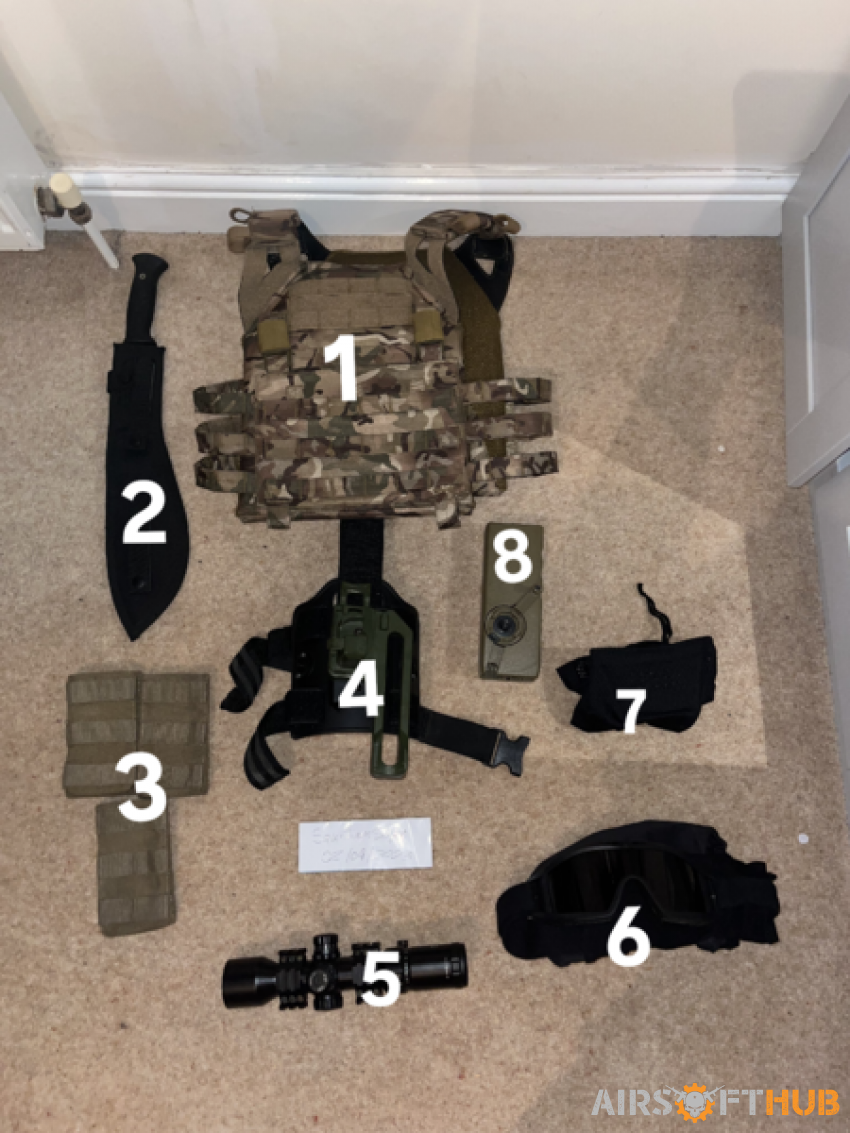 Job Lot of random stuff - Used airsoft equipment