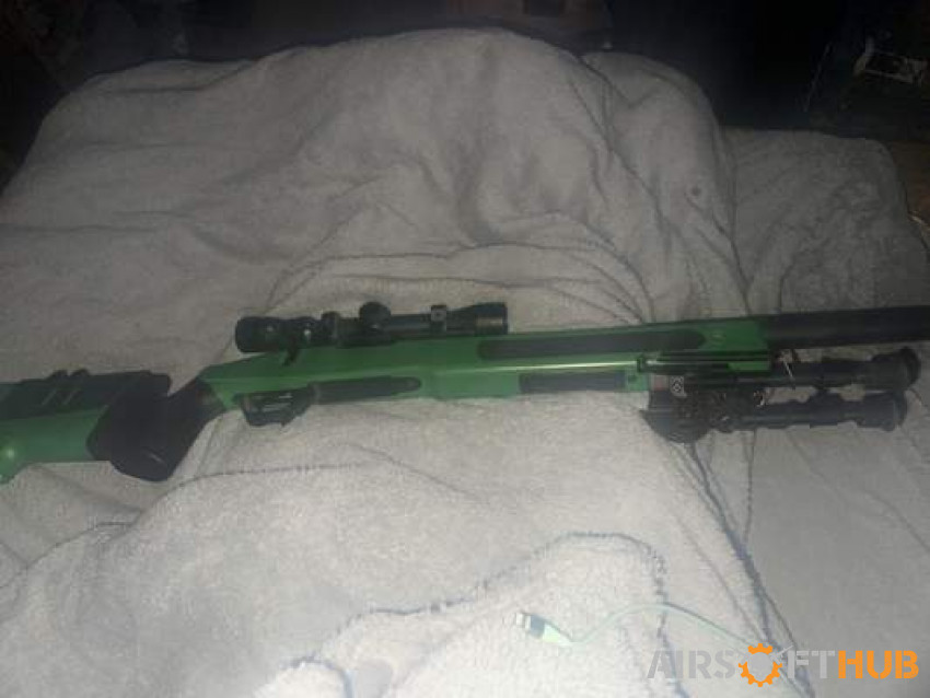 Green sniper - Used airsoft equipment