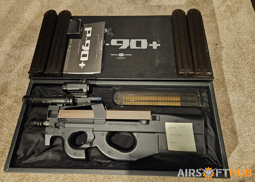 TM P90 Plus edition package - Used airsoft equipment